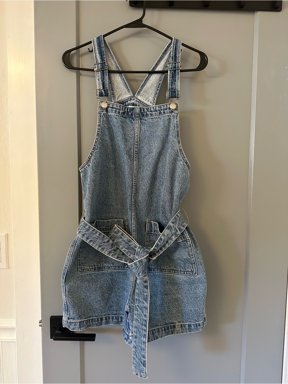 Madewell Light Blue Denim Overalls